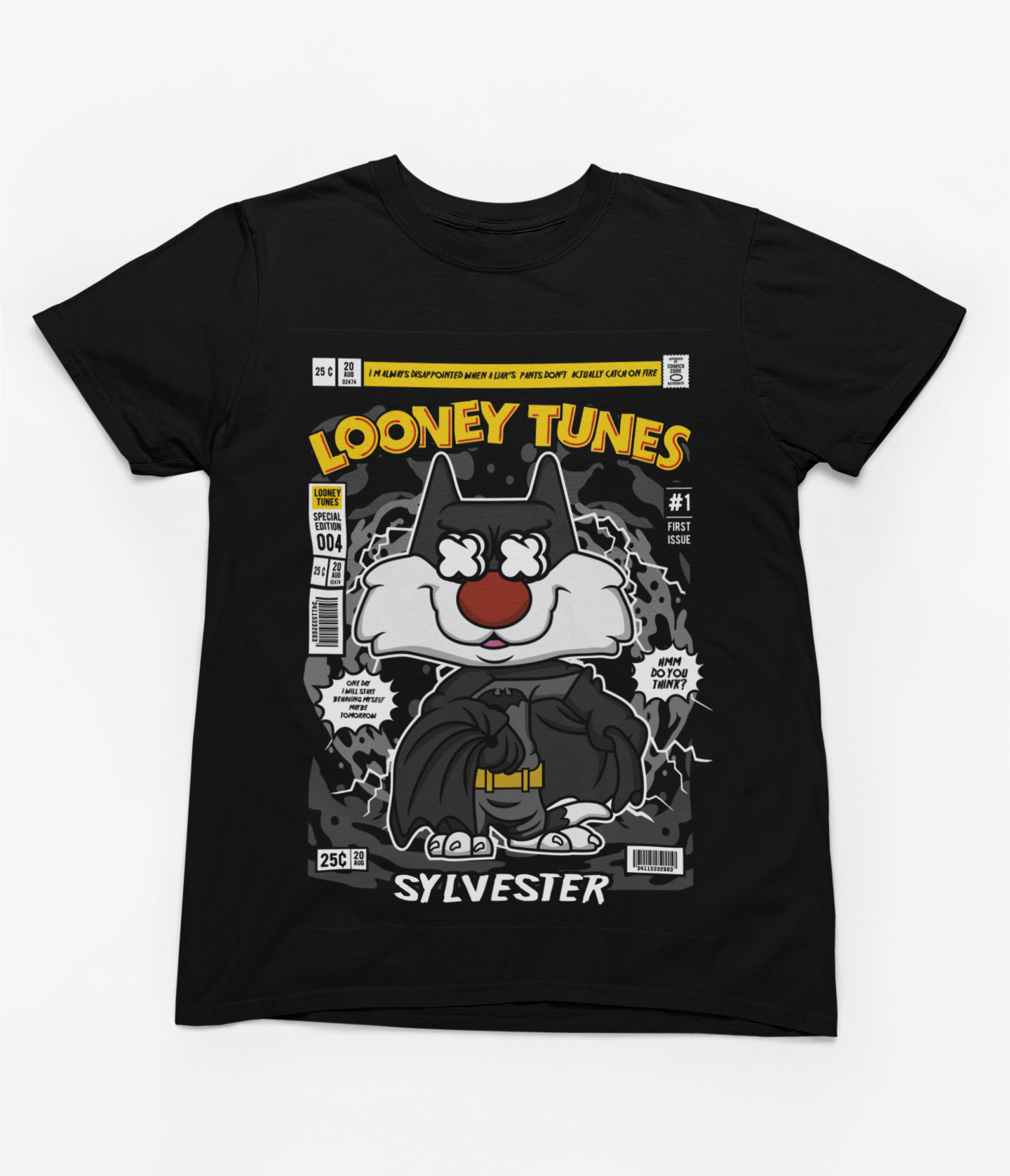 Pop Culture - Sylvester Batman (Looney Tunes)