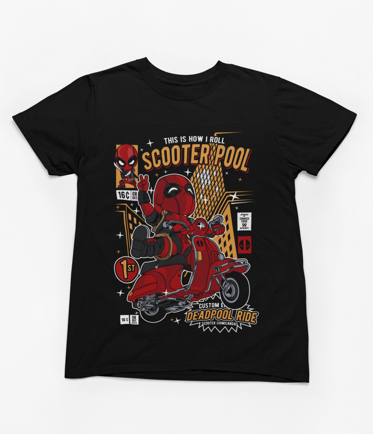 Pop Culture - Deadpool Scooter
