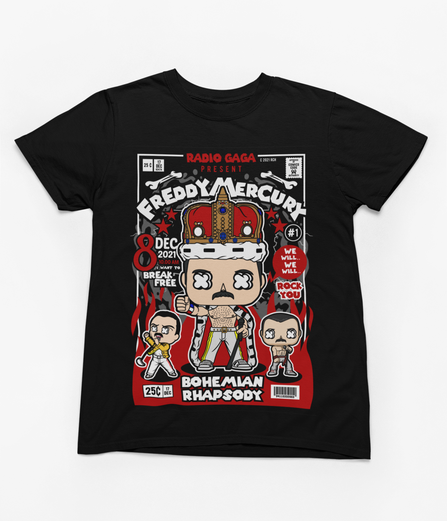Pop Culture - Freddy Mercury Bohemian Rhapsody